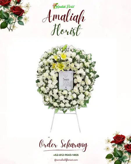 Krans Bunga Duka Karangpakel